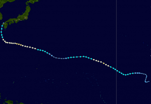 2015年7月台風12号の進路