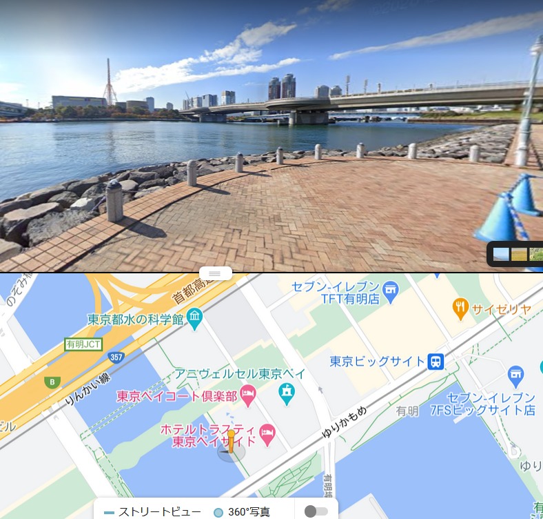 I promiseのロケ地は有明の水の広場公園、八角形モニュメント